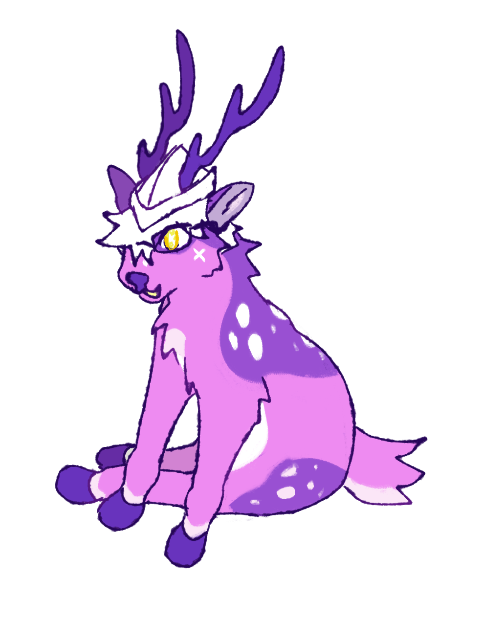 my fursona is sitting.. - @meeplewafl (ig)